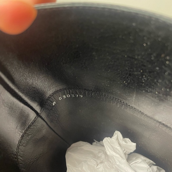 Chanel 14K Black Chain Tall Boots size 38 - Picture 5 of 7